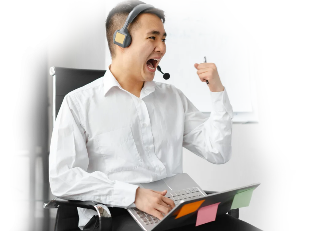 Professional sales support outsourcing representative in the Philippines providing telemarketing, lead generation, inbound and outbound sales support services